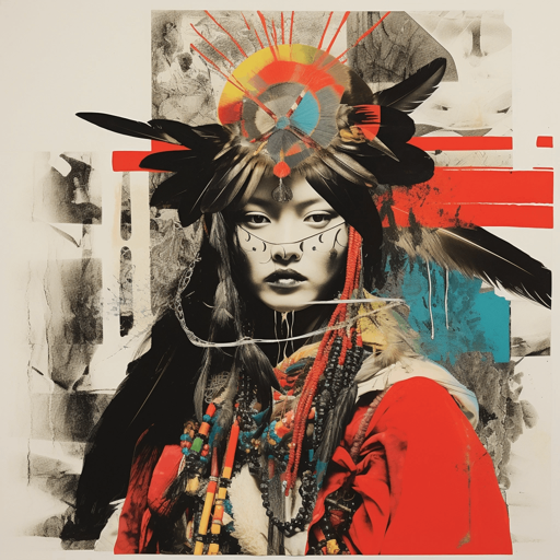 Fluxus, Tribal, Wuxia, Collage, Luminous